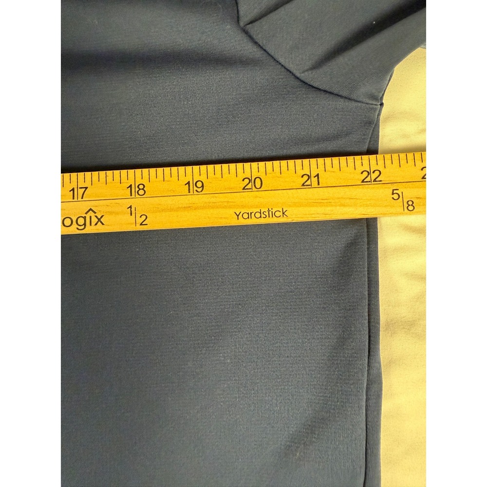 Twillory Performance Henley Shirt Mens XL Navy Blue Long Sleeve Athletic Top - Picture 3 of 5